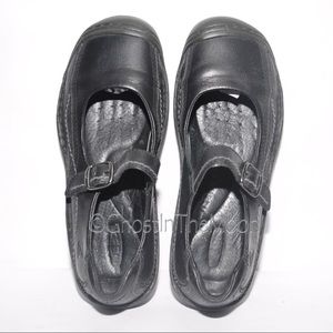 KEEN Mary Jane Walking Comfort Shoe sz 8 Women’s Black Leather